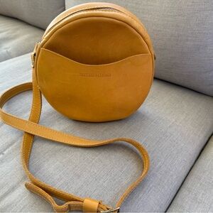 Portland Leather Tan Crossbody Bag